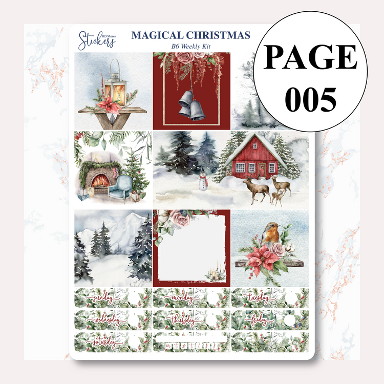 Magical Christmas B6 Weekly Kit