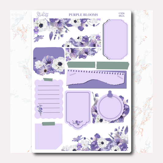 Purple Blooms - Freely Journaling Kit