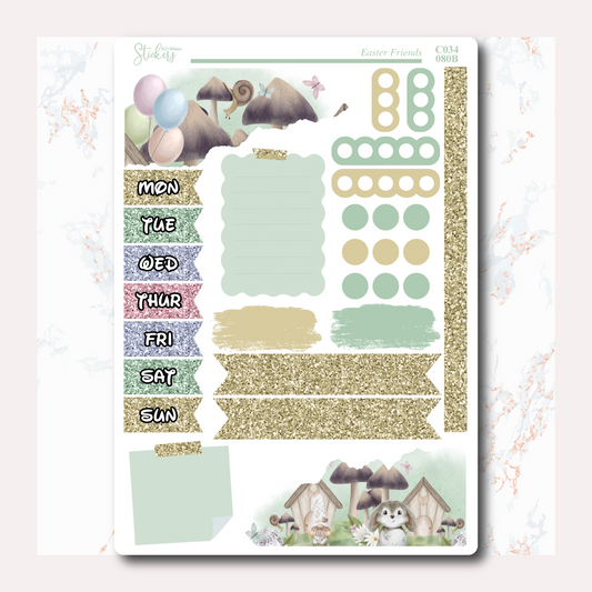 Easter Friends - Journaling Kit with Date Covers