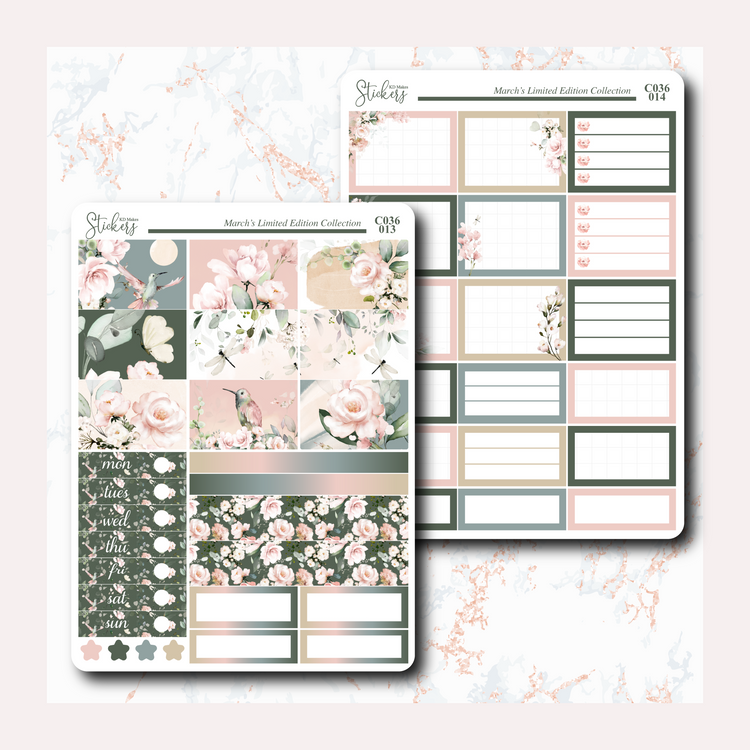 March's Limited Edition Collection PP Weeks & Penny Weeks Weekly Kit