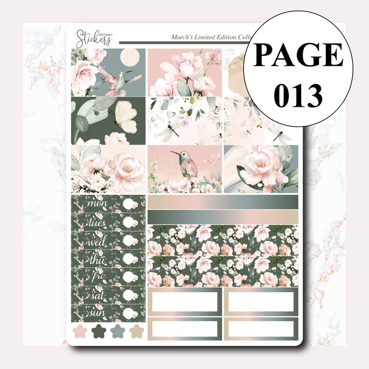 March's Limited Edition Collection PP Weeks & Penny Weeks Weekly Kit