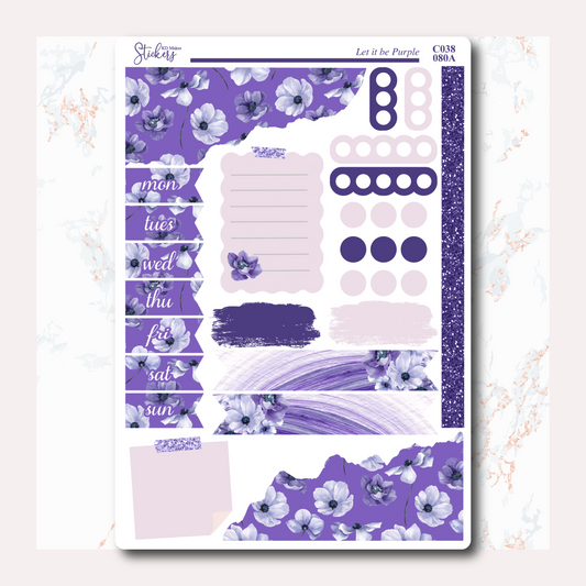 Let it be Purple - Journaling Kit with Date Covers