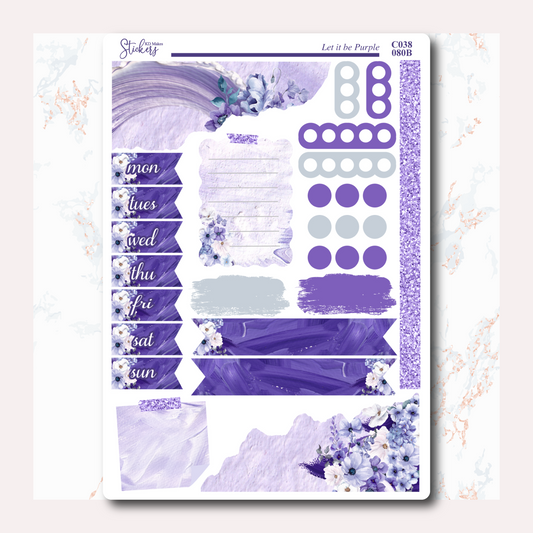 Let it be Purple - Journaling Kit with Date Covers