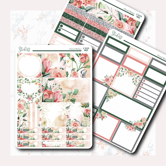 Floral Wishes - B6 Weekly Kit