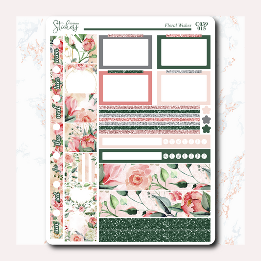 Floral Wishes Hobonichi Weeks / Pennichi Weekly Kit