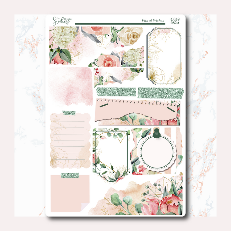 Floral Wishes - Freely Journaling Kit