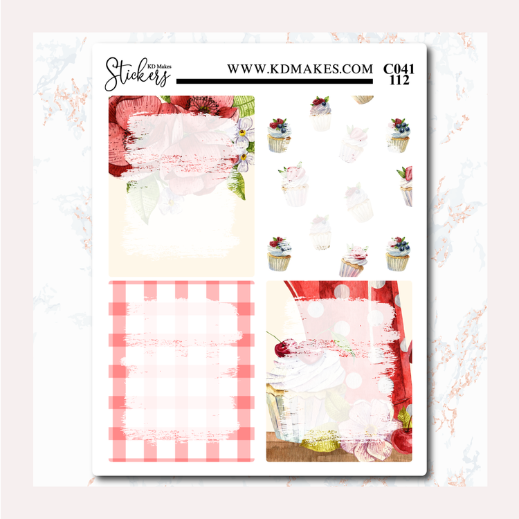 Tea Party - Standard Vertical - Full Box with Deco Background
