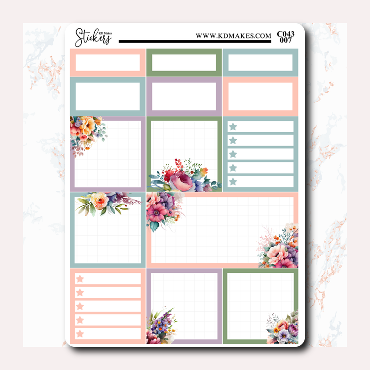 Flowers - B6 Weekly Kit