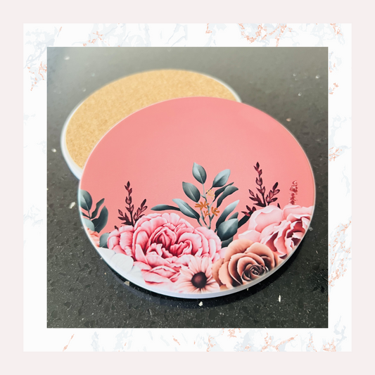 A Touch of Elegance (051) - Ceramic Coaster
