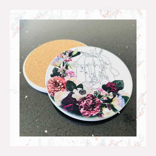 The Garden of Secrets - Ceramic Coaster