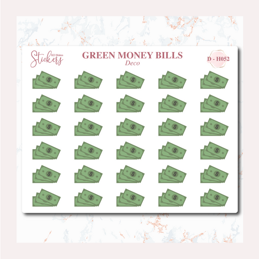 GREEN MONEY BILLS