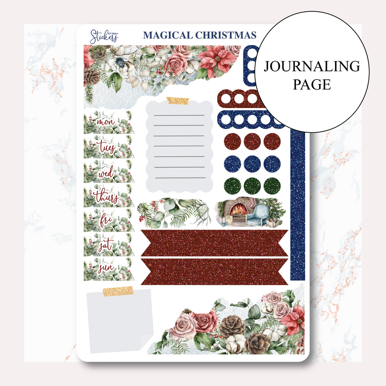 Magical Christmas - Journaling Kit with Date Covers