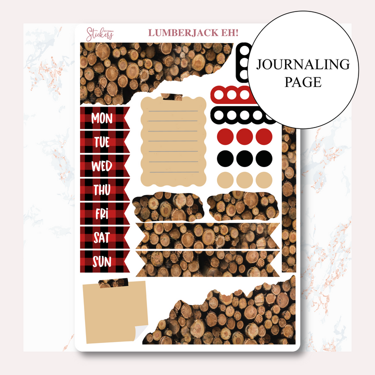 Lumberjack Eh! - Journaling Kit with Date Covers